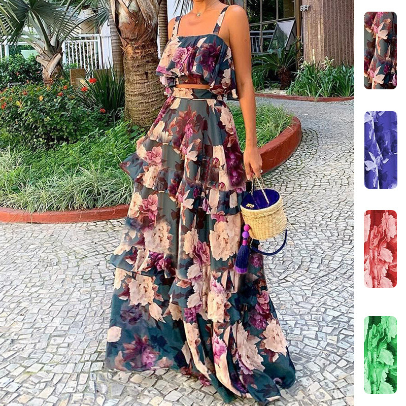 Women's Two Piece Outfits Flor – Romper Floral Print Bewertung und Preis
