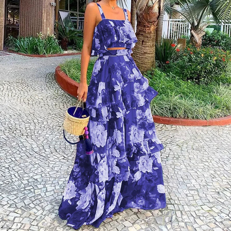 Women's Two Piece Outfits Flor – Romper Floral Print Bewertung und Preis