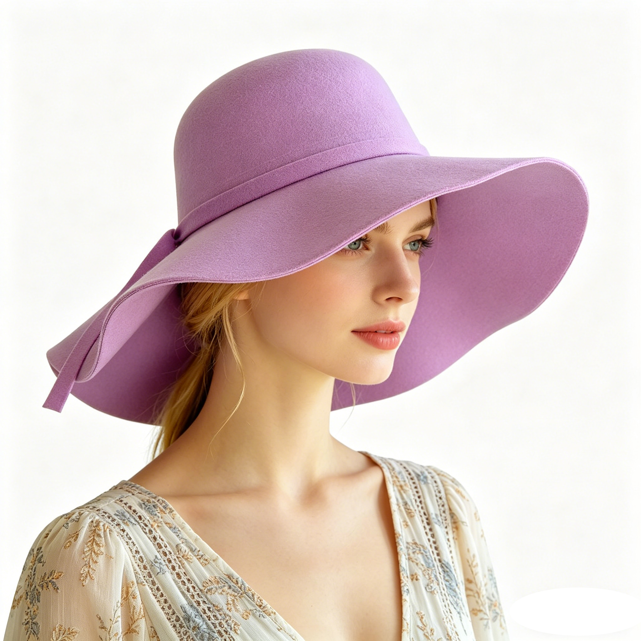 Women Fedora Hat Vintage Lady  – Hat Floppy Wide Bewertung und Preis
