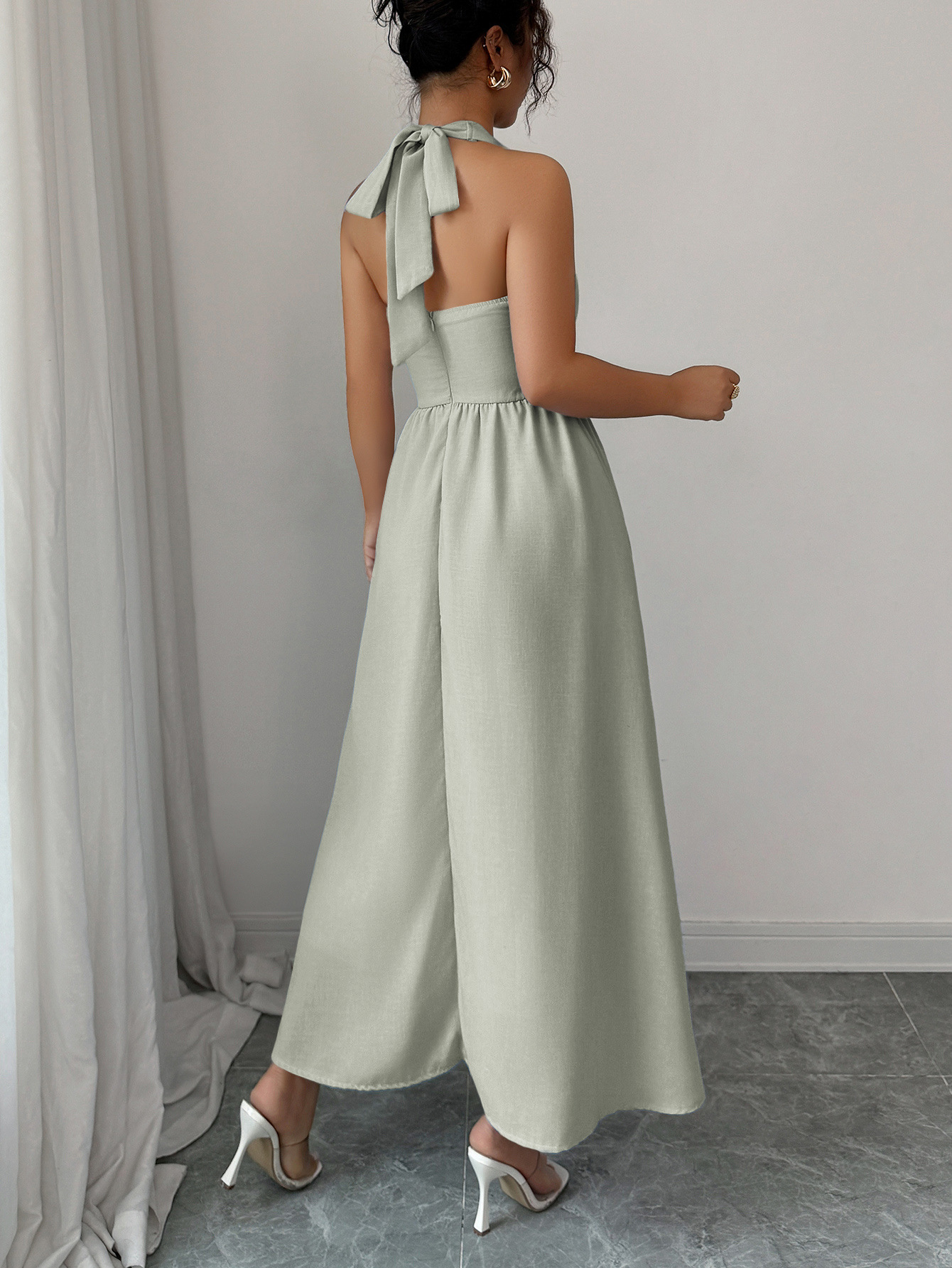 Women's Dress 5 Colors Halter  – Maxi Dress Halter Bewertung und Preis