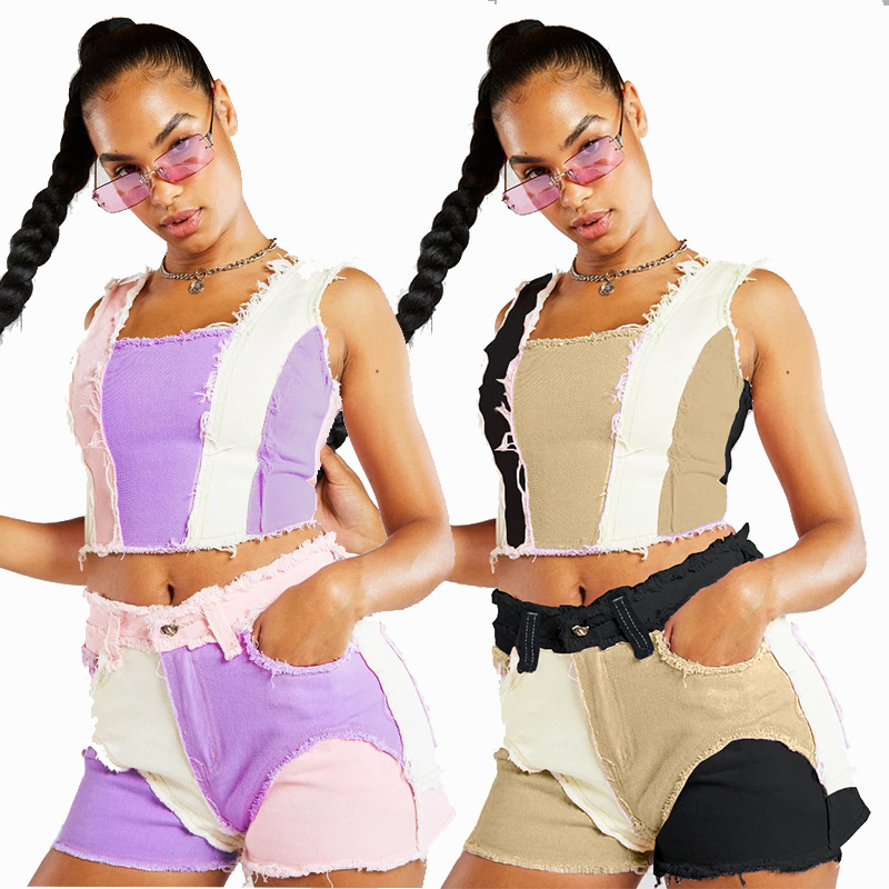 Fashion Mid-Waist Slim Fit Tor – Shorts Denim Frayed Bewertung und Preis