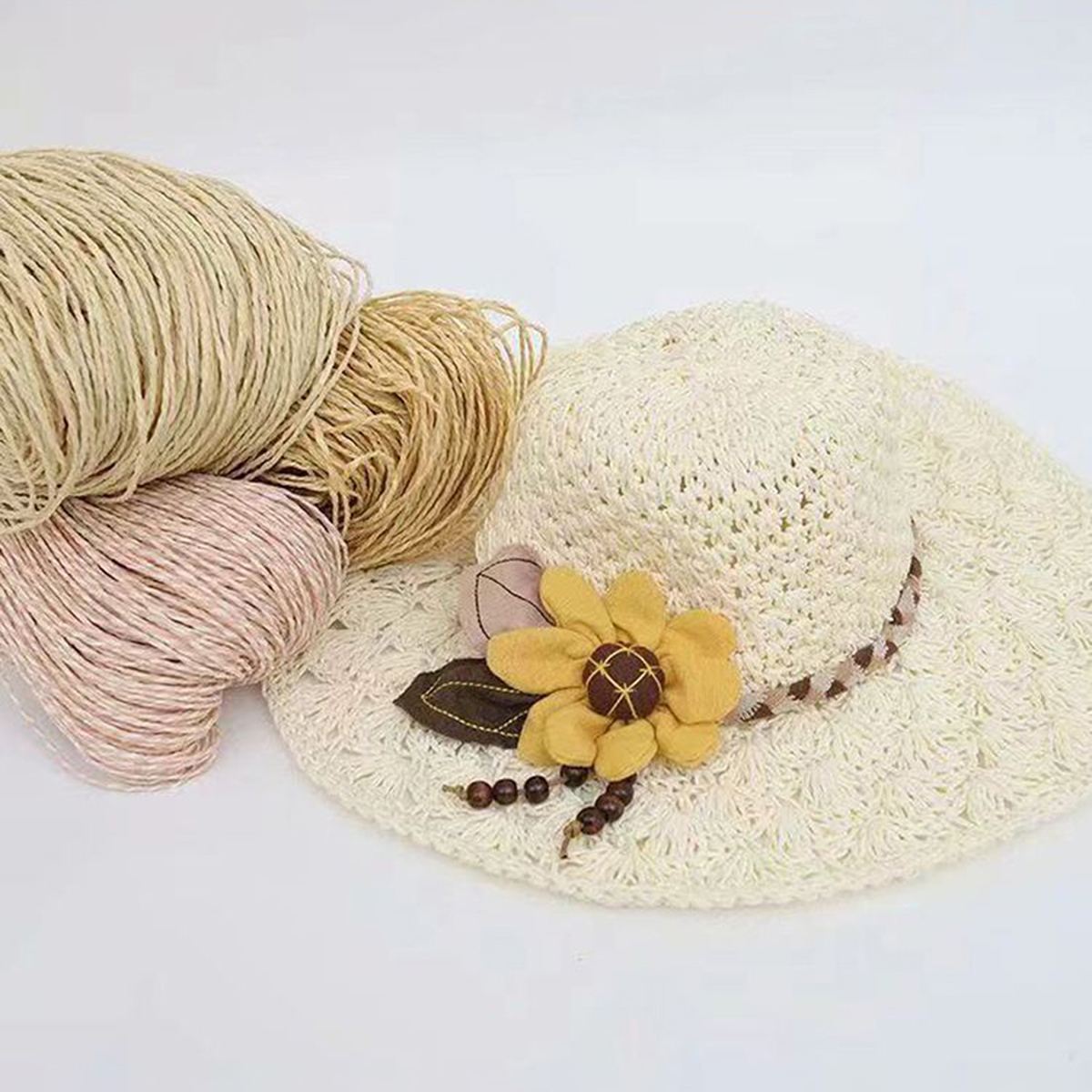 100g Raffia Straw Yarn Handmad – Crochet Bag Raffia Bewertung und Preis