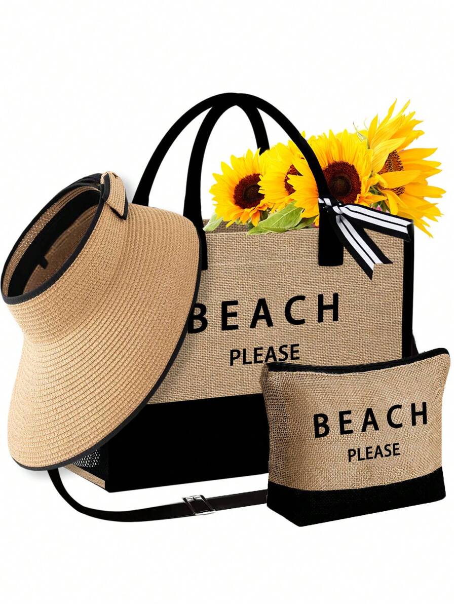 Beach Tote Bag Set With Sun Vi – Tote Bag Beach Bewertung und Preis