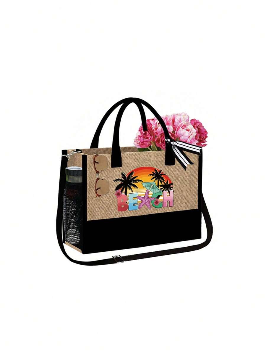 Beach Tote Bag Set With Sun Vi – Tote Bag Beach Bewertung und Preis