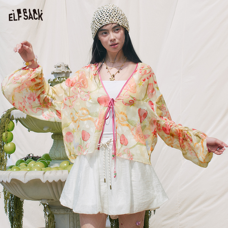 ELFSACK Floral Print Sheer Kim – Kimono Sheer Floral Bewertung und Preis