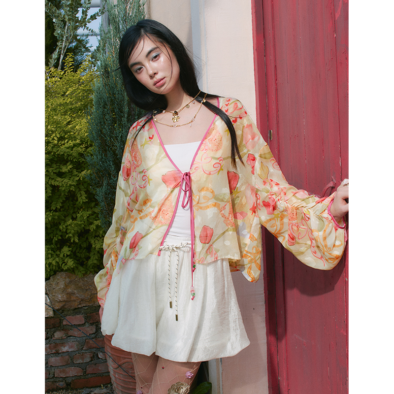 ELFSACK Floral Print Sheer Kim – Kimono Sheer Floral Bewertung und Preis