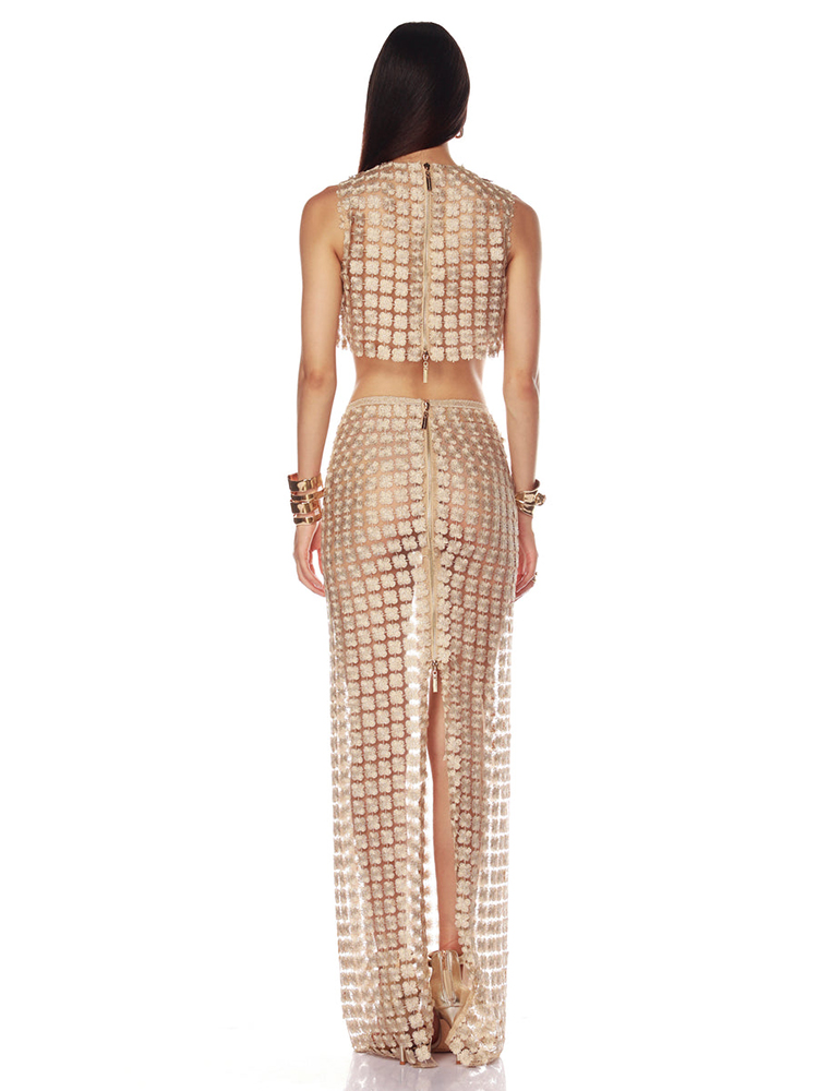 VC Stylish Beige Sleeveless Cr – Crop Top Crochet Bewertung und Preis