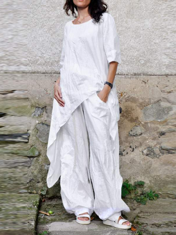 2024 Summer New Fashion Casual – Linen Pant Wide Bewertung und Preis