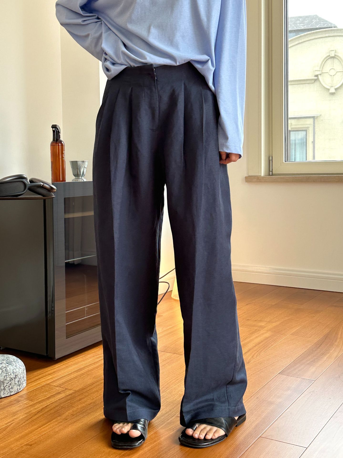 Casual Linen Wide Leg Pants Pl – Linen Pant Wide Bewertung und Preis