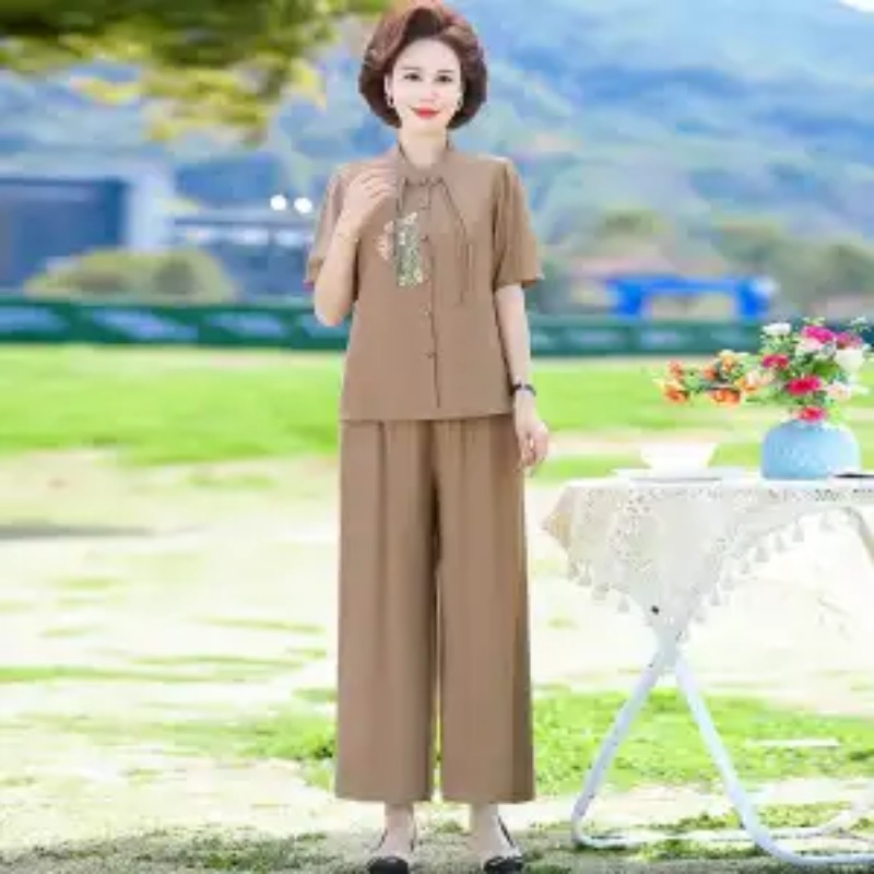 Women's Chinese Style Embroide – Linen Pant Wide Bewertung und Preis