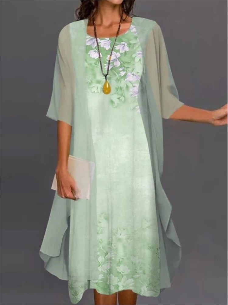 Summer Elegant Dress Two-piece – Romper Floral Print Bewertung und Preis
