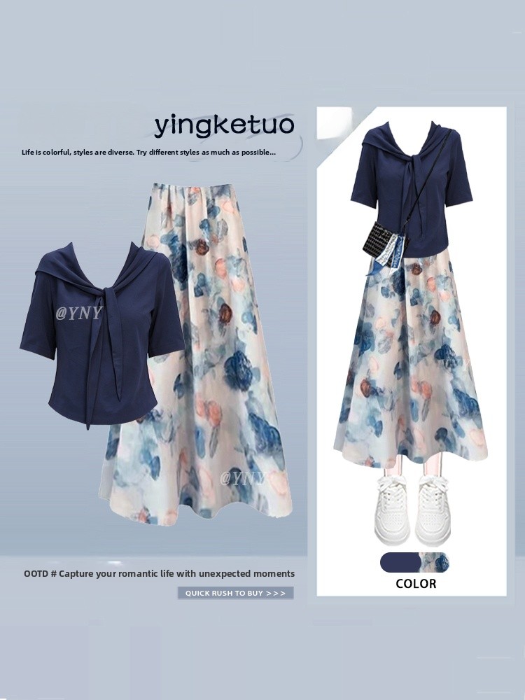 Elegant Simple Commute Short S – Midi Skirt Floral Bewertung und Preis