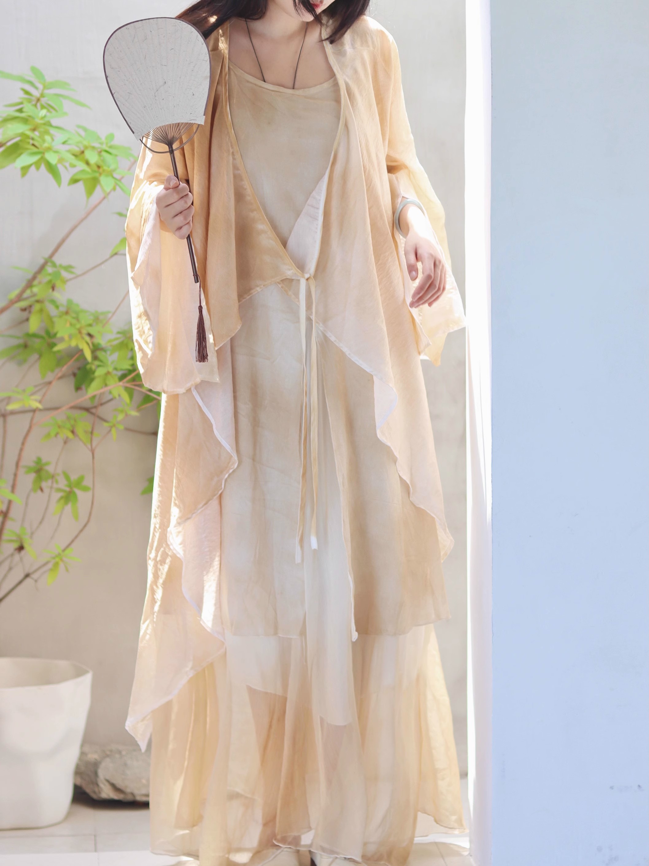 New Chinese Style Cotton Linen – Linen Dress Wrap Bewertung und Preis