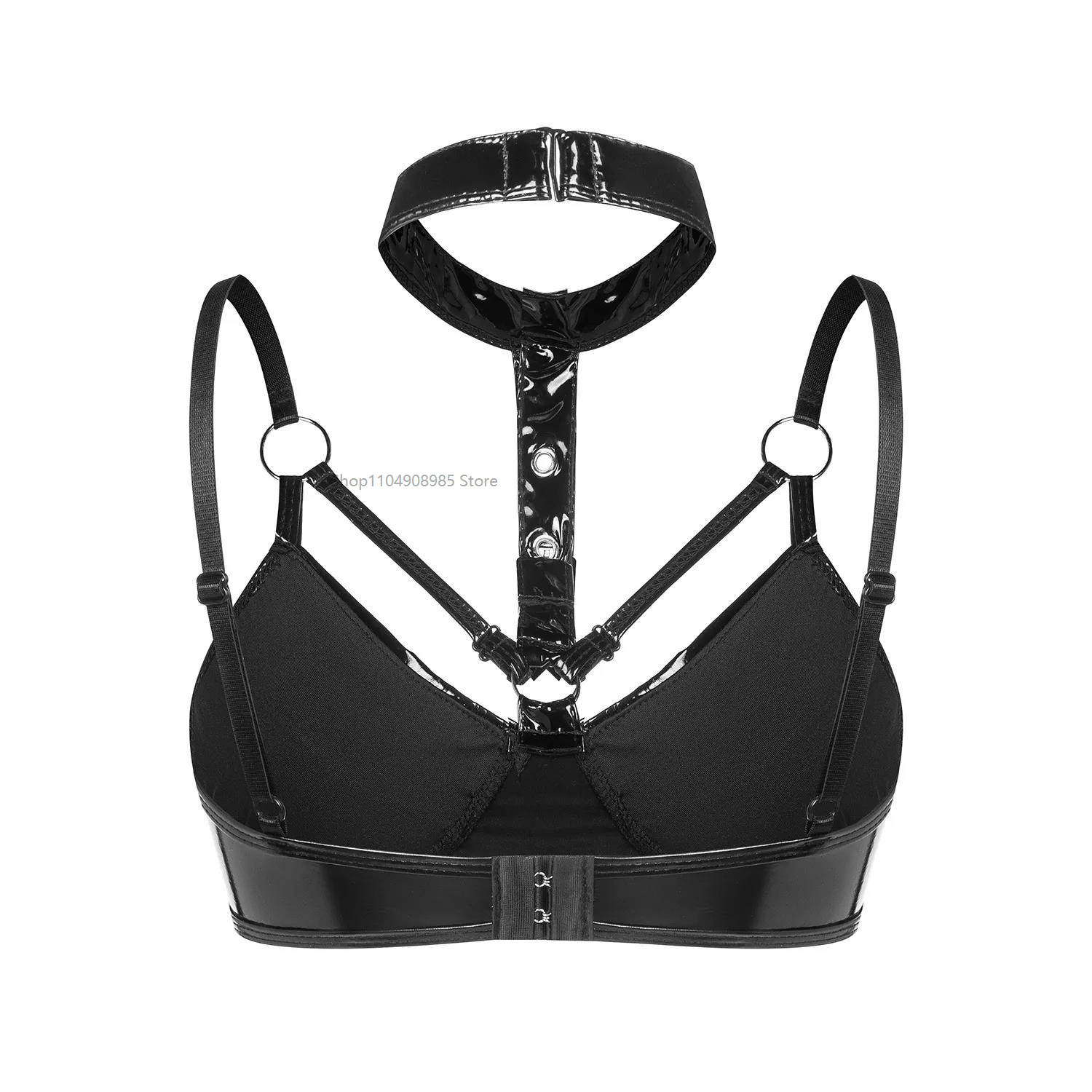 Black/Red Women's Sexy Halter  – Bralette Triangle Set Bewertung und Preis