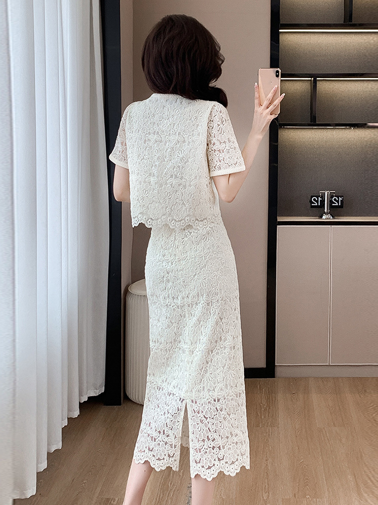 Summer Women Elegant Lace Flor – Midi Skirt Floral Bewertung und Preis