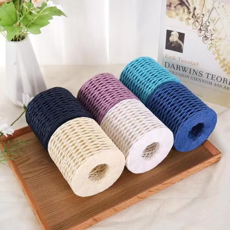 190g Raffia Yarn, Straw Paper  – Crochet Bag Raffia Bewertung und Preis