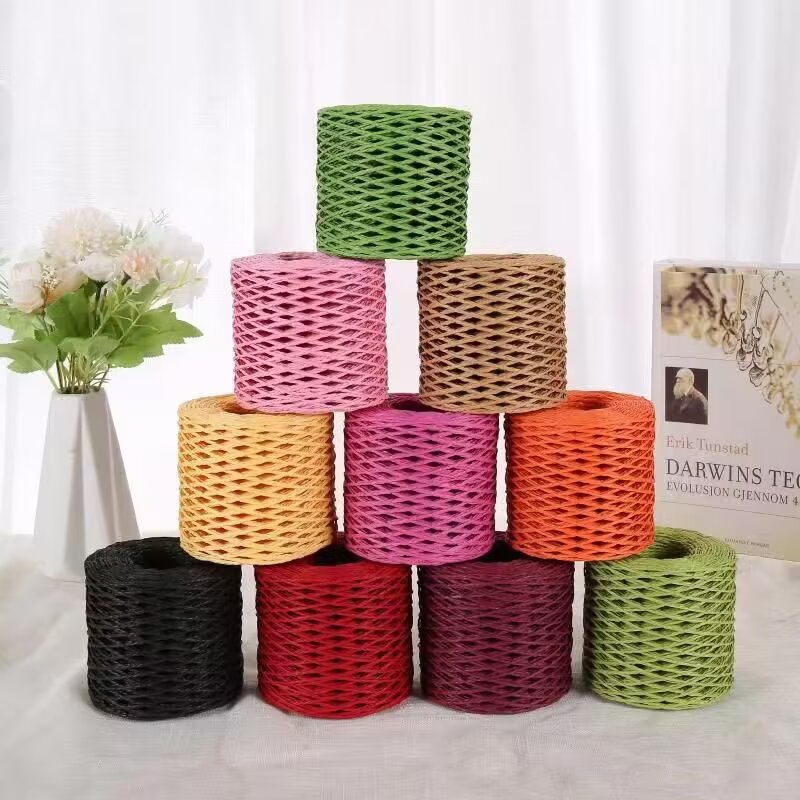 190g Raffia Yarn, Straw Paper  – Crochet Bag Raffia Bewertung und Preis