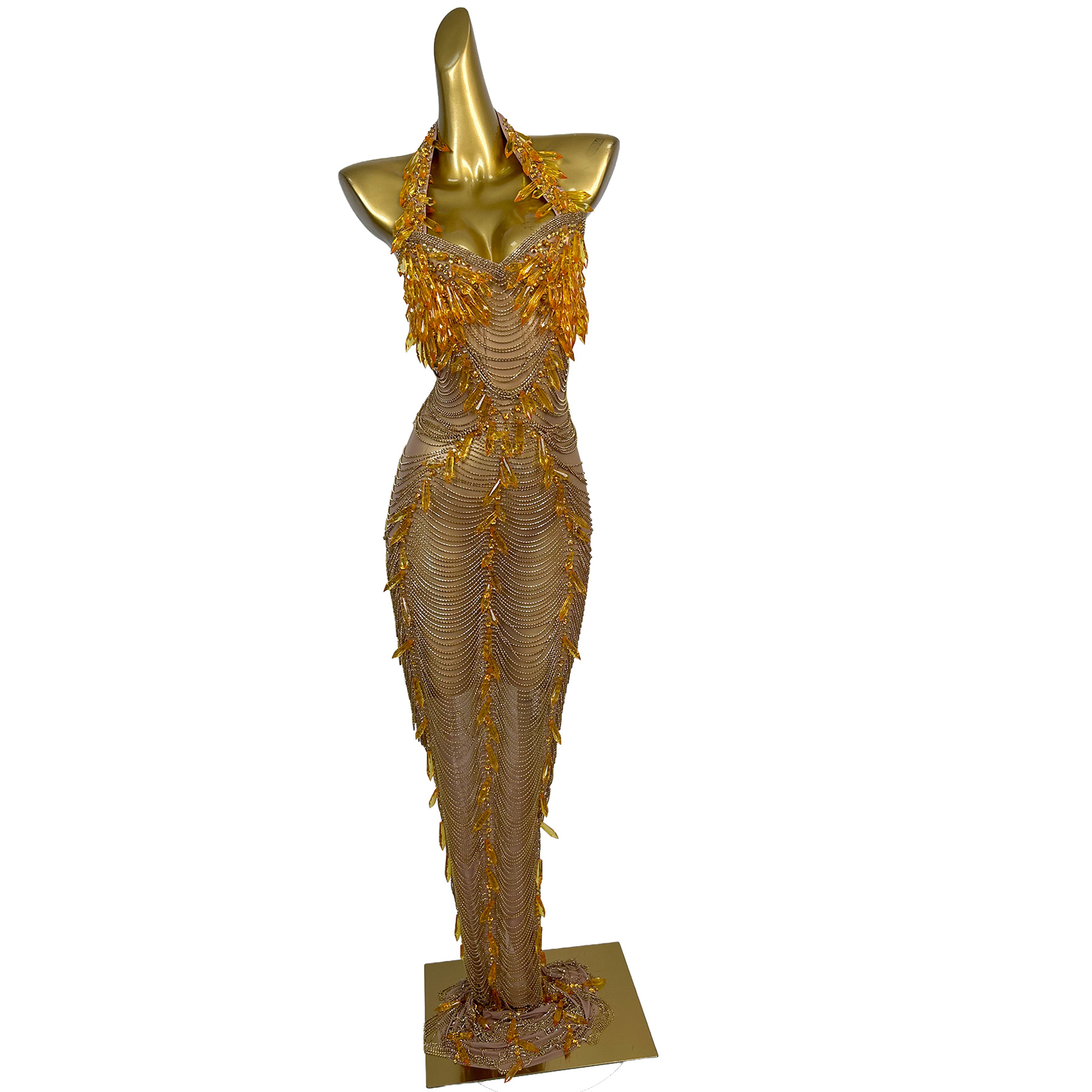 Ailisi Women Luxury Gold Cryst – Maxi Dress Halter Bewertung und Preis