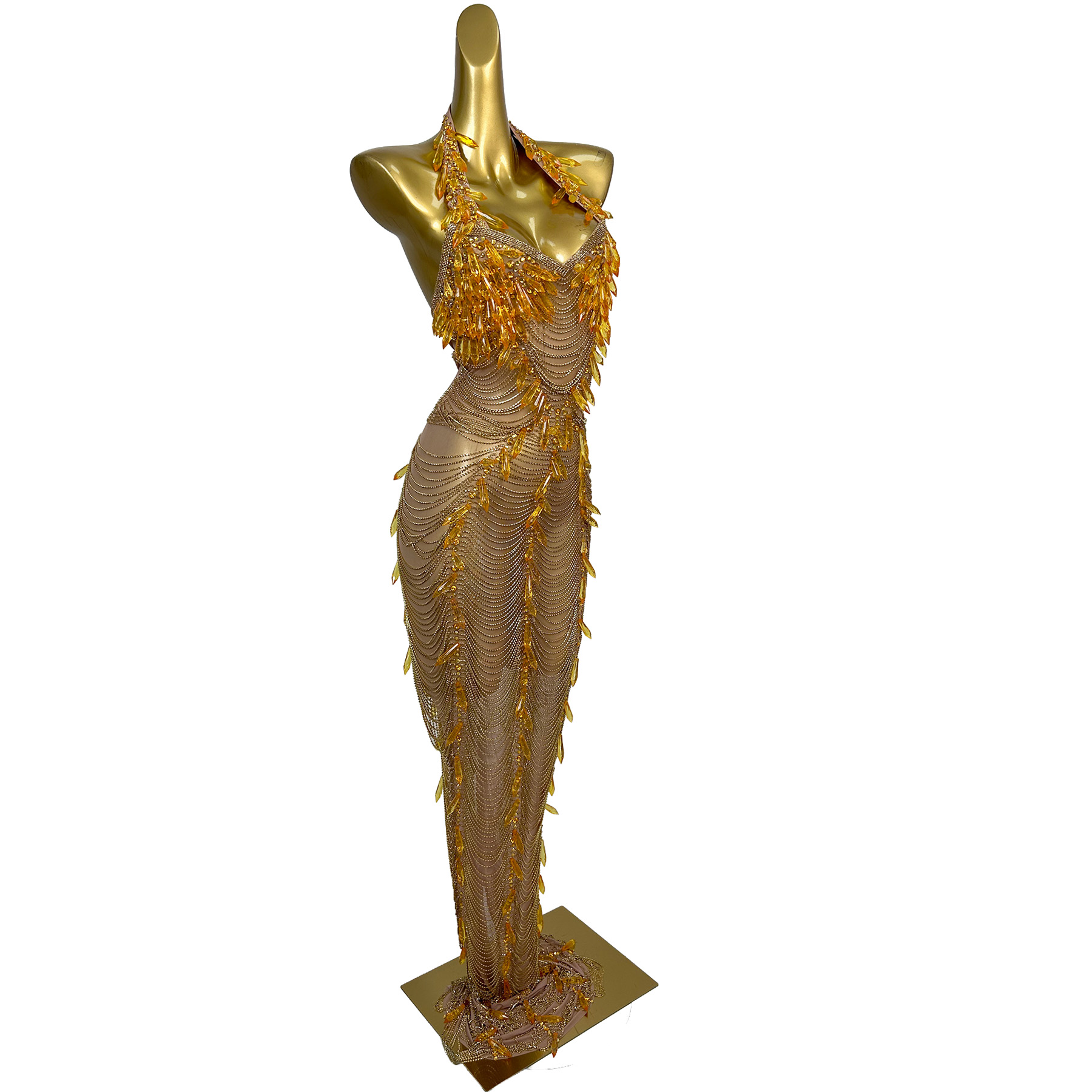 Ailisi Women Luxury Gold Cryst – Maxi Dress Halter Bewertung und Preis