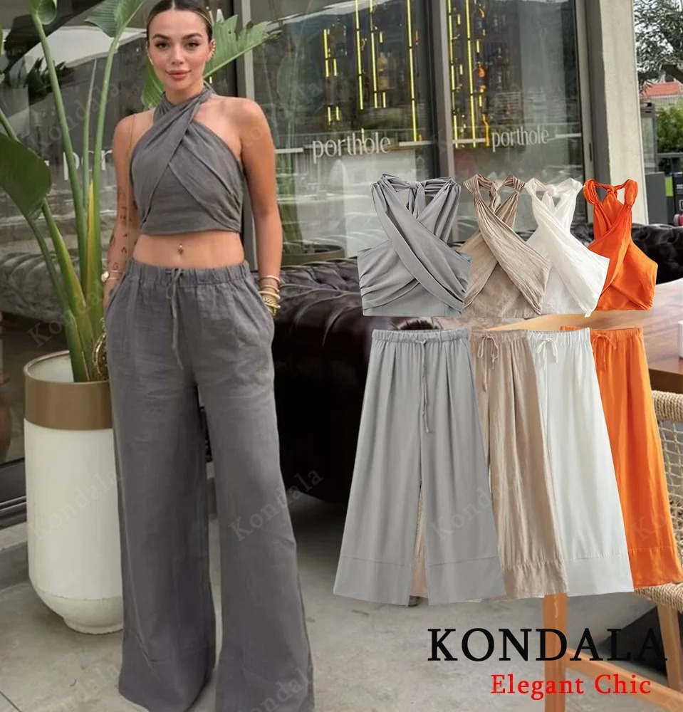KONDALA Sexy Casual Crossover  – Linen Pant Wide Bewertung und Preis