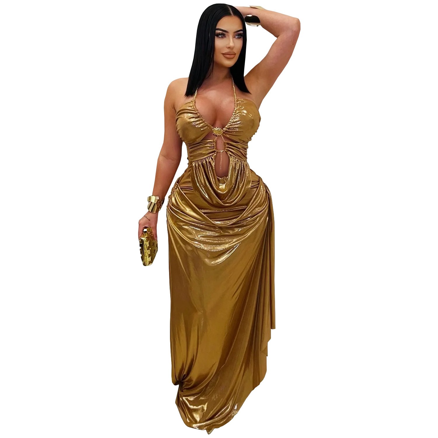 Prom Dress Evening Wedding Gue – Maxi Dress Halter Bewertung und Preis