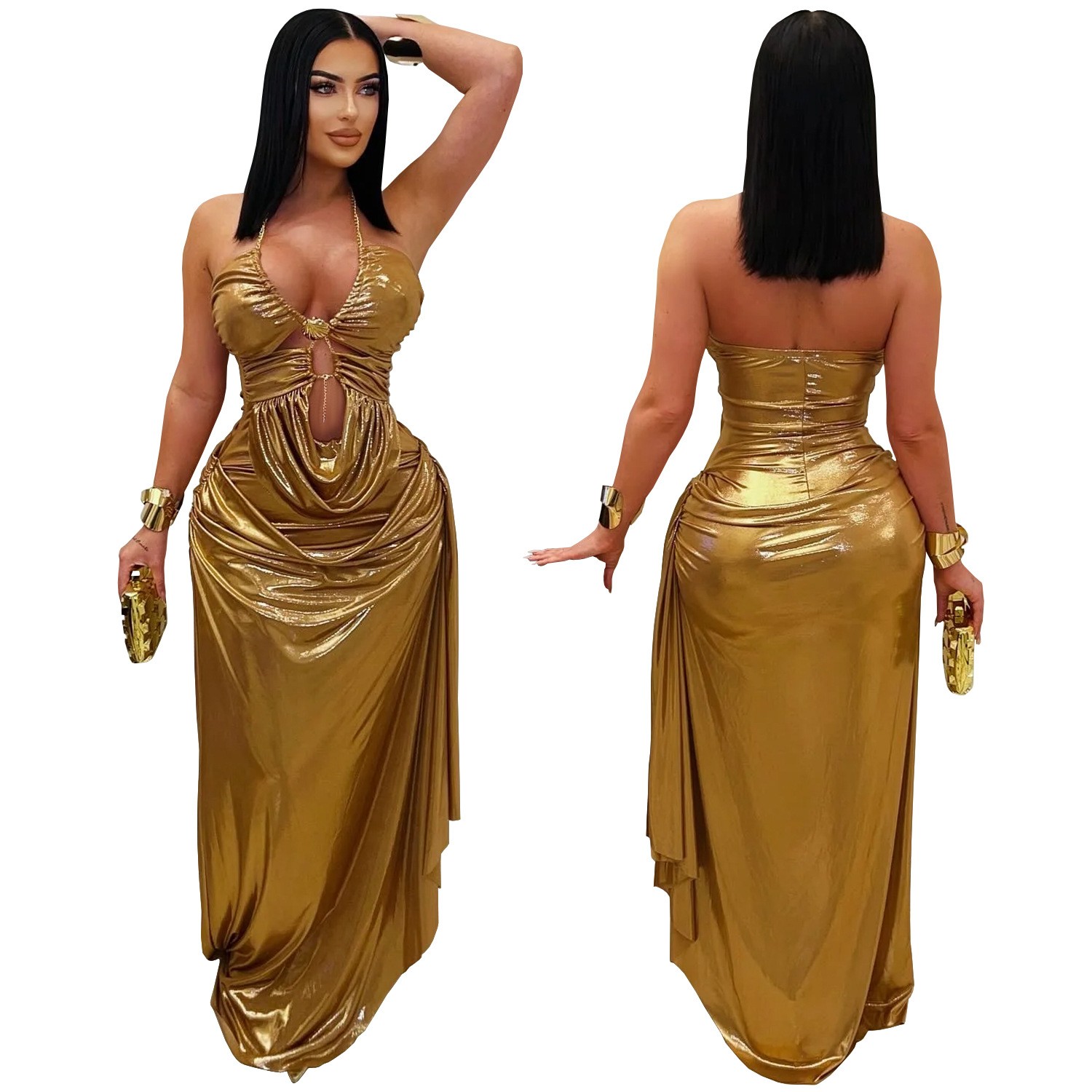 Prom Dress Evening Wedding Gue – Maxi Dress Halter Bewertung und Preis