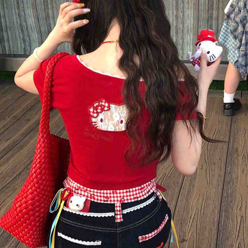 Hello Kitties Summer Women's S – Blouse Off Shoulder Bewertung und Preis