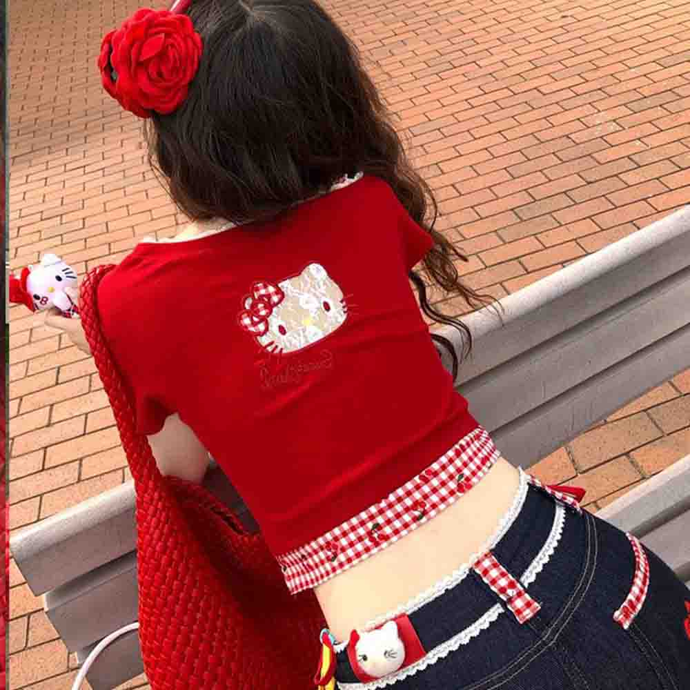 Hello Kitties Summer Women's S – Blouse Off Shoulder Bewertung und Preis