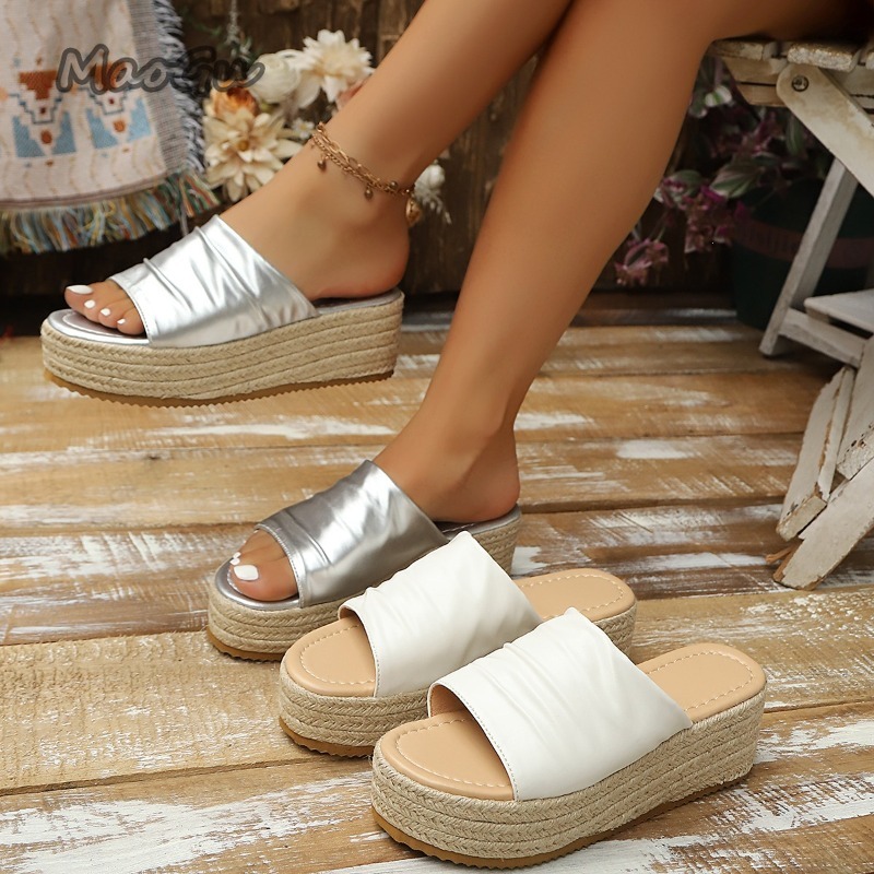 Women's Ruched Espadrille Wedg – Wedge Espadrille Women Bewertung und Preis