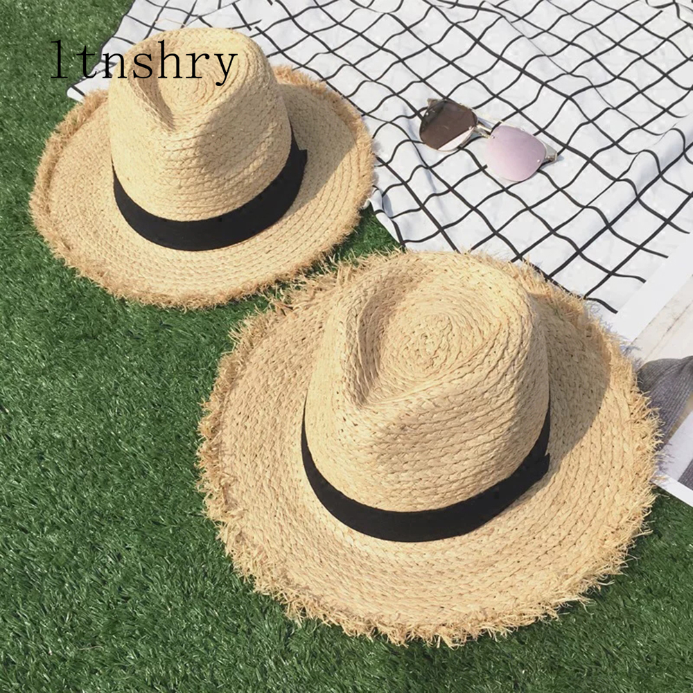 new Wide Brim Raffia Sun Hat f – Hat Floppy Wide Bewertung und Preis
