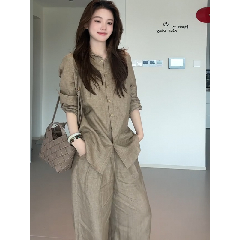 High-End Cotton Linen Blend Wo – Linen Pant Wide Bewertung und Preis