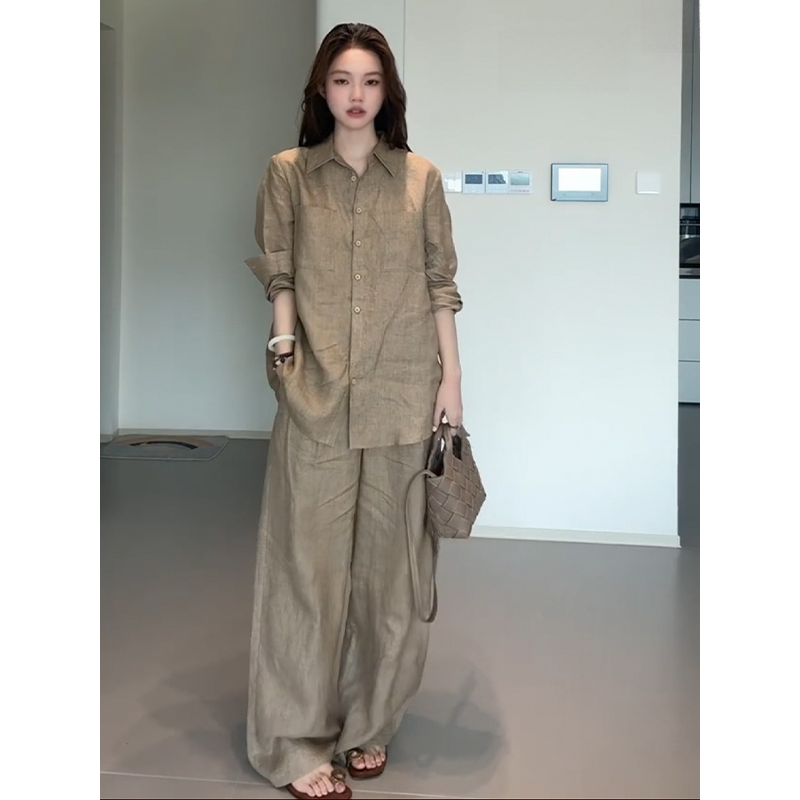 High-End Cotton Linen Blend Wo – Linen Pant Wide Bewertung und Preis