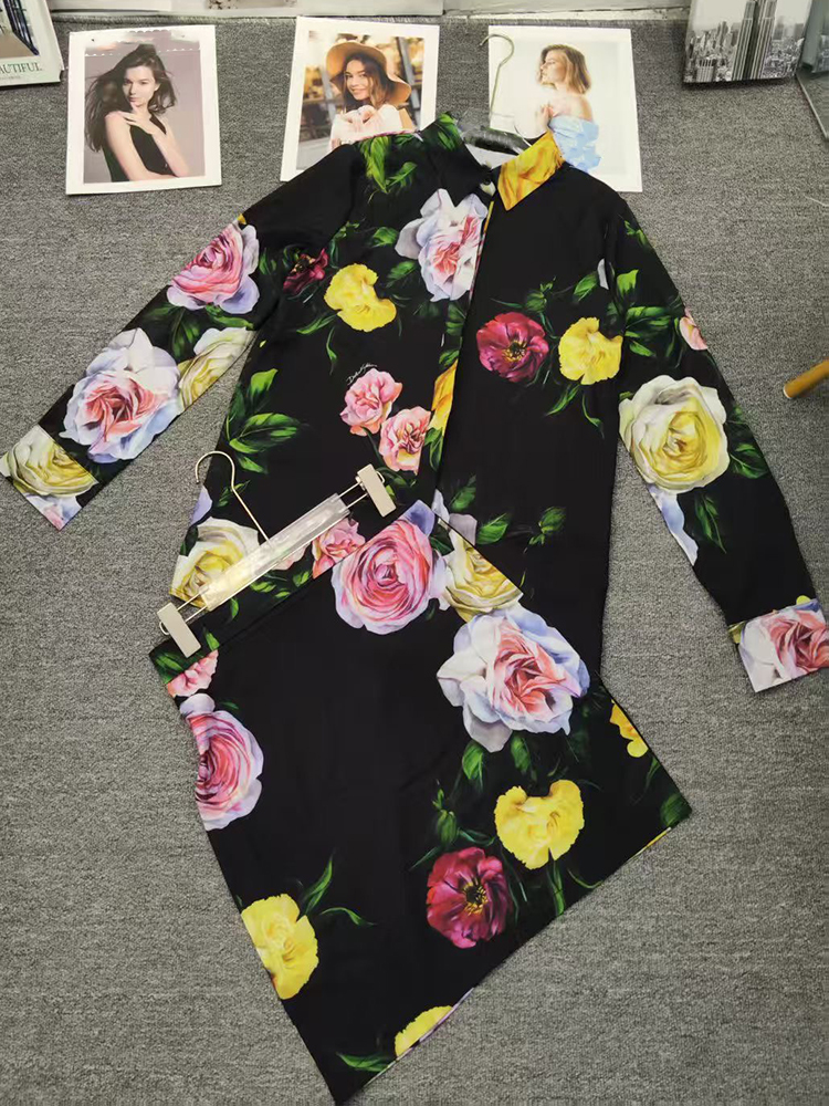 Retro flower print long-sleeve – Romper Floral Print Bewertung und Preis