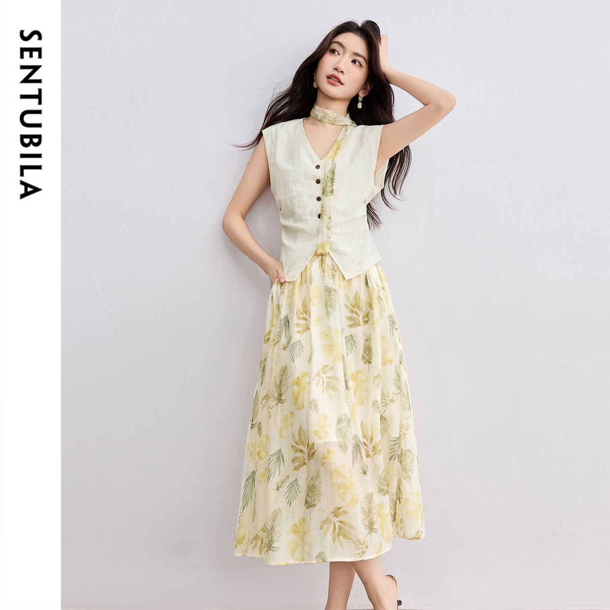 SENTUBILA Elegant Skirt Holida – Midi Skirt Floral Bewertung und Preis