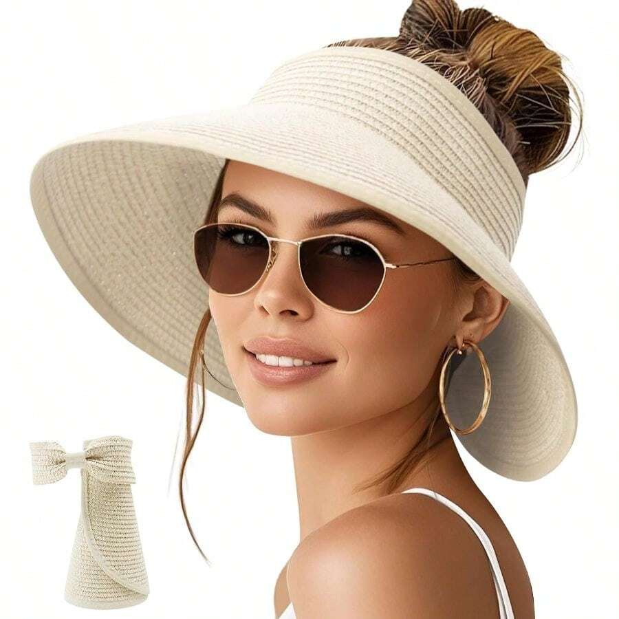 NPQQUAN Sun Visor Hats For Wom – Hat Floppy Wide Bewertung und Preis