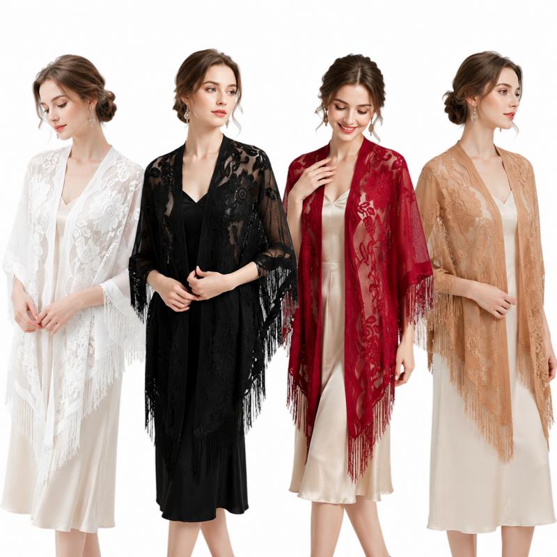 Floral Lace Shawl Wrap Women E – Kimono Sheer Floral Bewertung und Preis