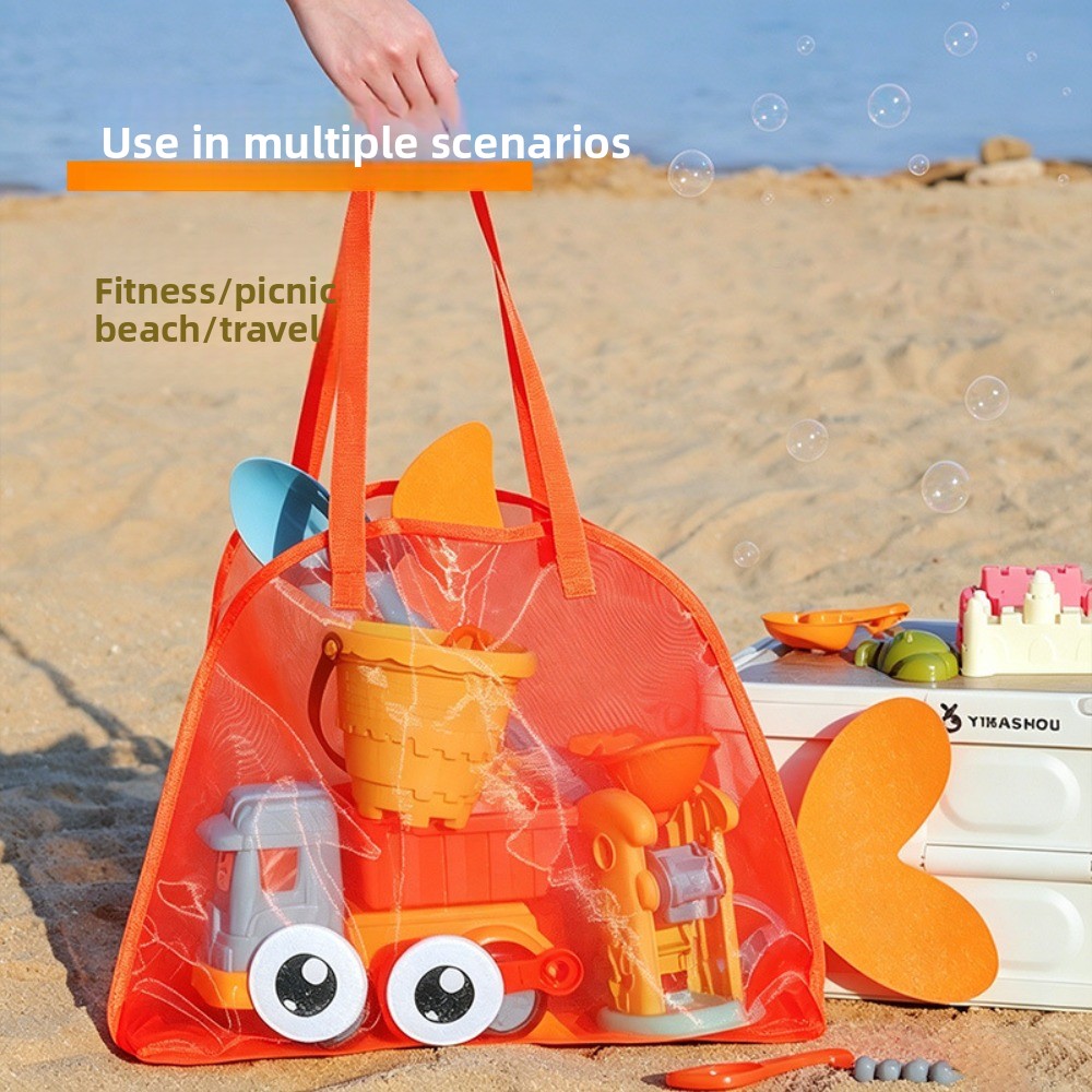 Kids Mesh Beach Bags Colorful  – Tote Bag Beach Bewertung und Preis