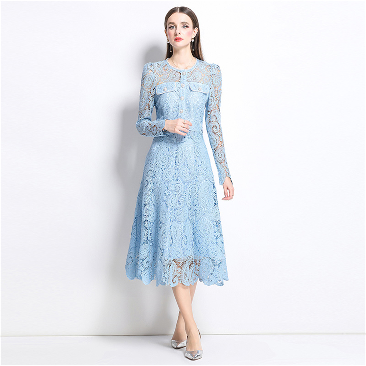 Spring Sweet Lace Flower Embro – Midi Skirt Floral Bewertung und Preis