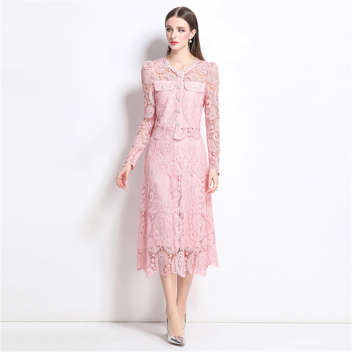 Spring Sweet Lace Flower Embro – Midi Skirt Floral Bewertung und Preis