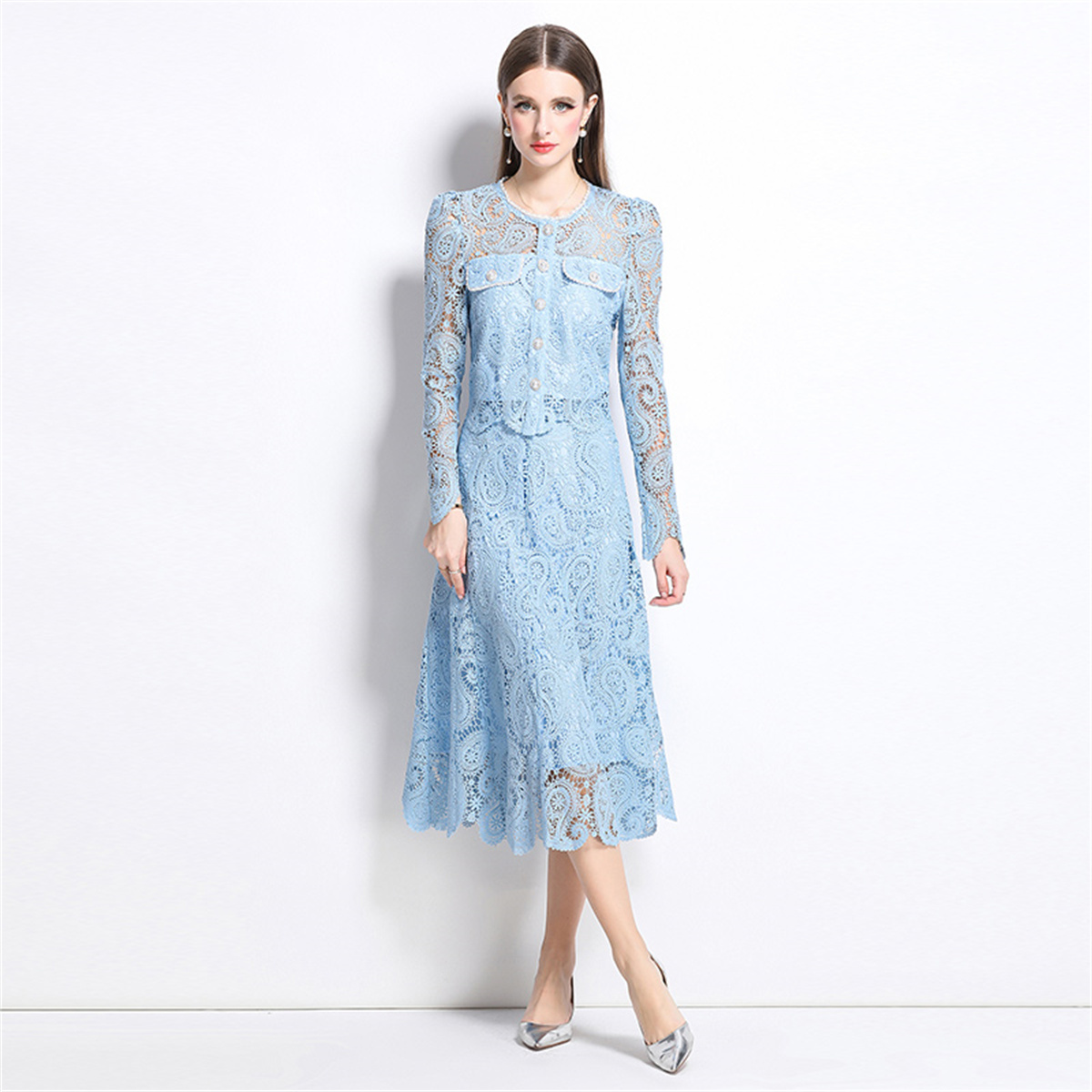 Spring Sweet Lace Flower Embro – Midi Skirt Floral Bewertung und Preis