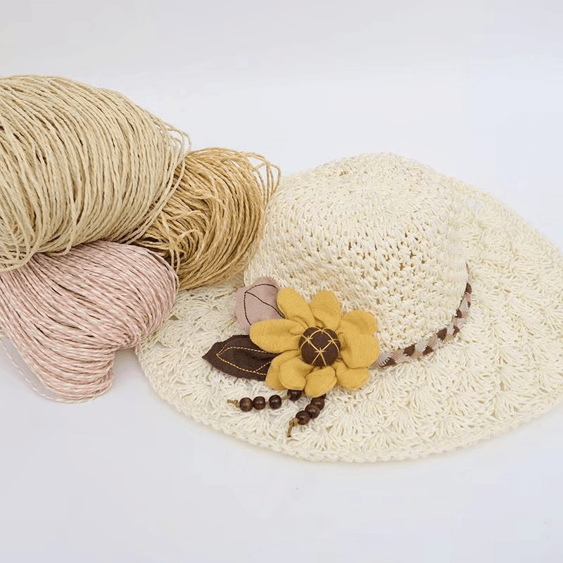 200g 2ply Cotton Raffia Yarn f – Crochet Bag Raffia Bewertung und Preis