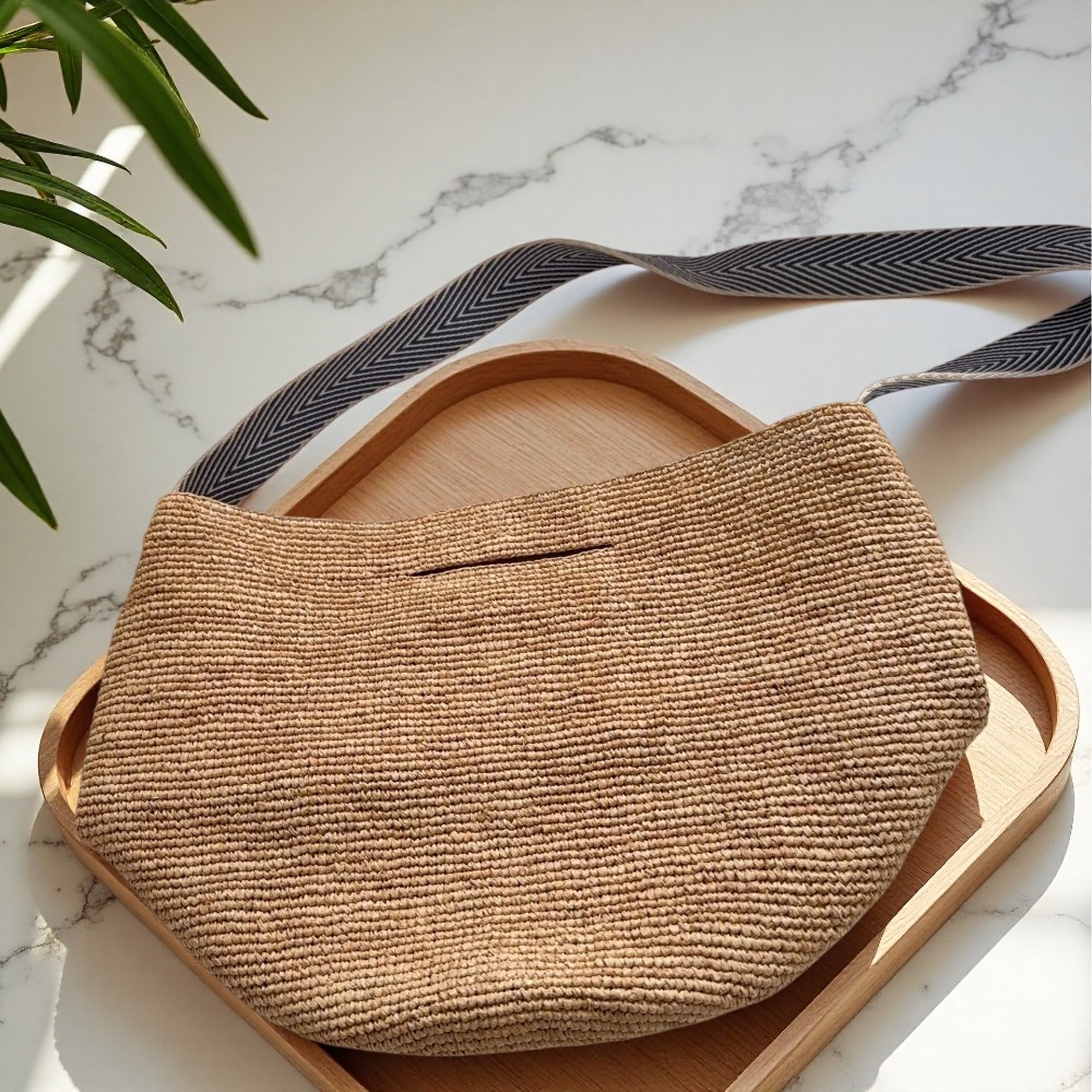 New Raffia Rainbow Bucket Bag  – Crochet Bag Raffia Bewertung und Preis