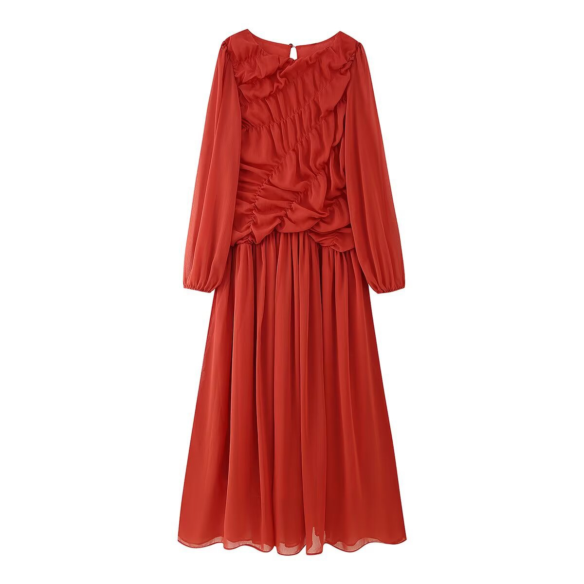 Autumn Long Sleeve Dresses 202 – Linen Dress Wrap Bewertung und Preis