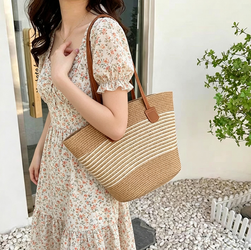 CLAREGQI  Women's Striped Stra – Tote Bag Beach Bewertung und Preis