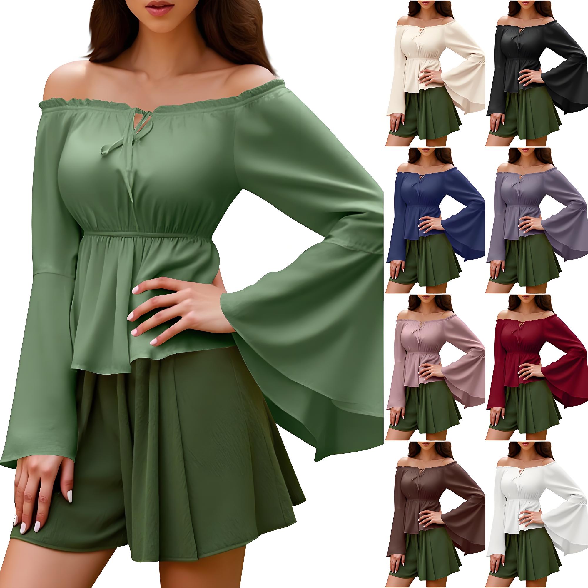 Renaissance Blouse Peasant Wom – Blouse Off Shoulder Bewertung und Preis