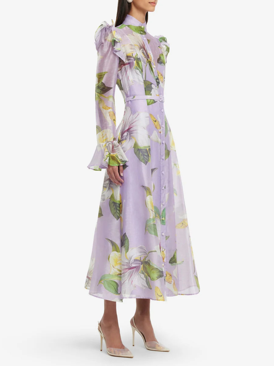 TWOTWINSTYLE Printing Spliced  – Linen Dress Wrap Bewertung und Preis