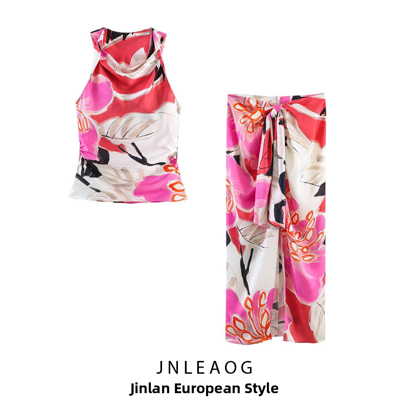 JNLEAOG Summer New Women's Sil – Midi Skirt Floral Bewertung und Preis