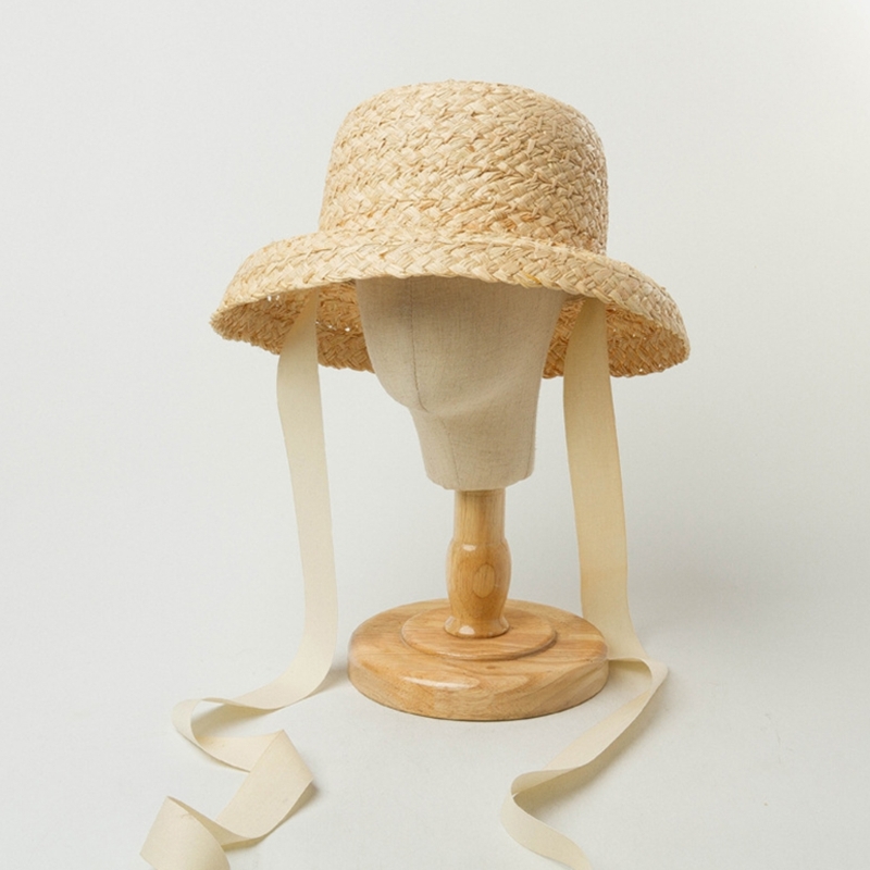Handwoven Kids Straw  Cap Girl – Hat Floppy Wide Bewertung und Preis