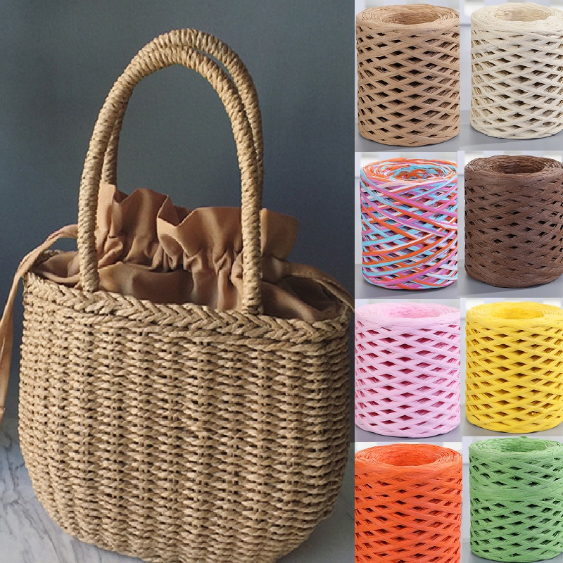 200m Natural Raffia Straw Yarn – Crochet Bag Raffia Bewertung und Preis