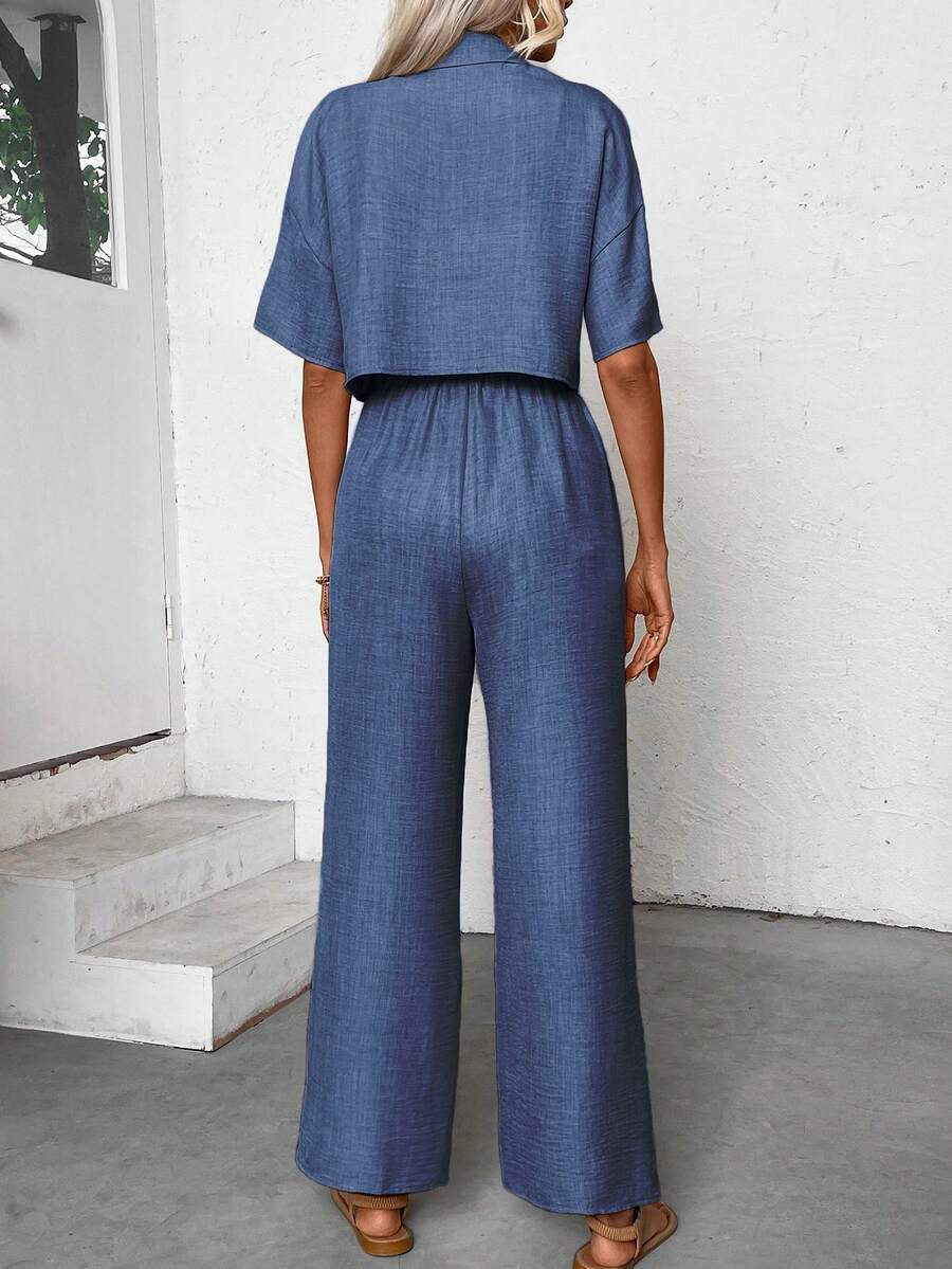 Womens Linen Short Sleeve Shir – Linen Pant Wide Bewertung und Preis
